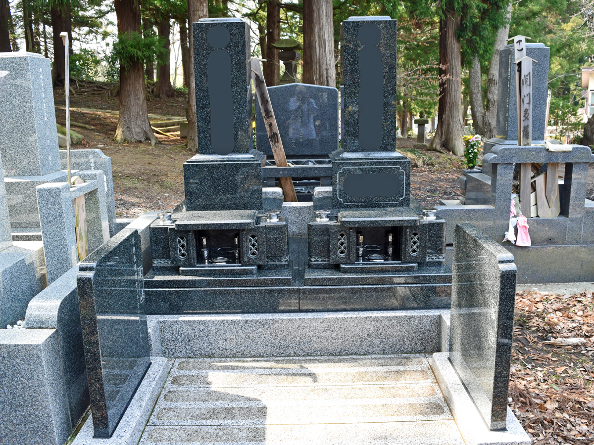 お墓掃除アフター